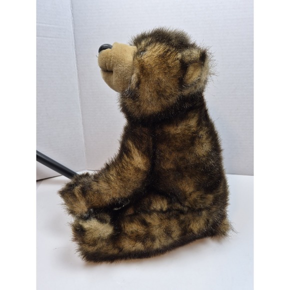 Animal Alley | Toys | Animal Alley Bear With Bow Stuffed  Vintage Animal Alley Toys R Us Brindle Grizzly Bear Cub Plush 12\